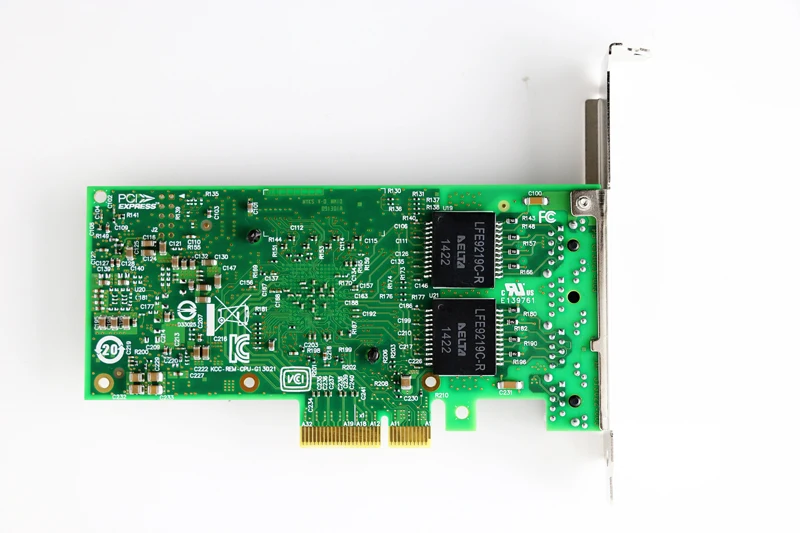 Чипсет I350AM4 10/100/1000M 4 портовый RJ45 PCI Express Ethernet серверный адаптер NIC|pci express ethernet|rj45