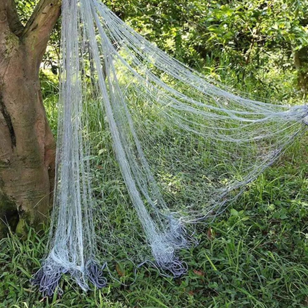 

Gray 3 Floors Multifilament Gill Net Folding Fishnet Salvage Network Fish Line for Fishing Tools for Outdoor