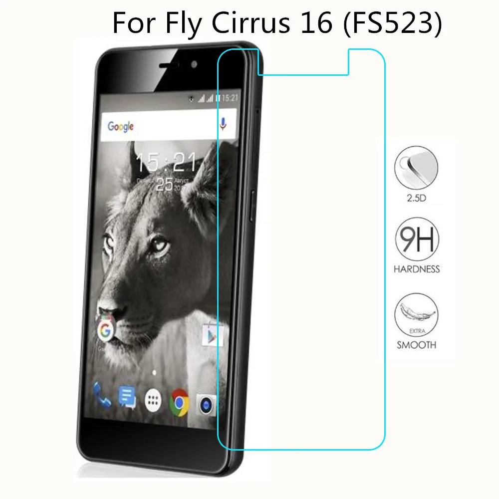Закаленное стекло для смартфона Fly Cirrus 16 (FS523) 9H Взрывозащищенная защитная пленка