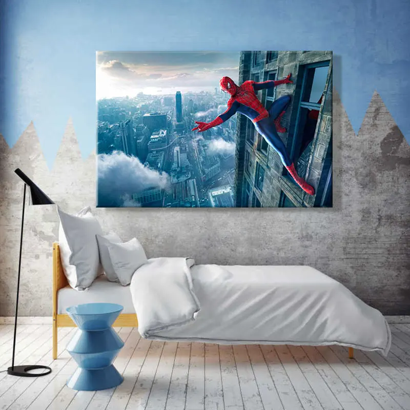 Paint by numbes художественная живопись по номерам студии Железный человек Человек-паук Невероятный Халк Мстители Капитан Америка