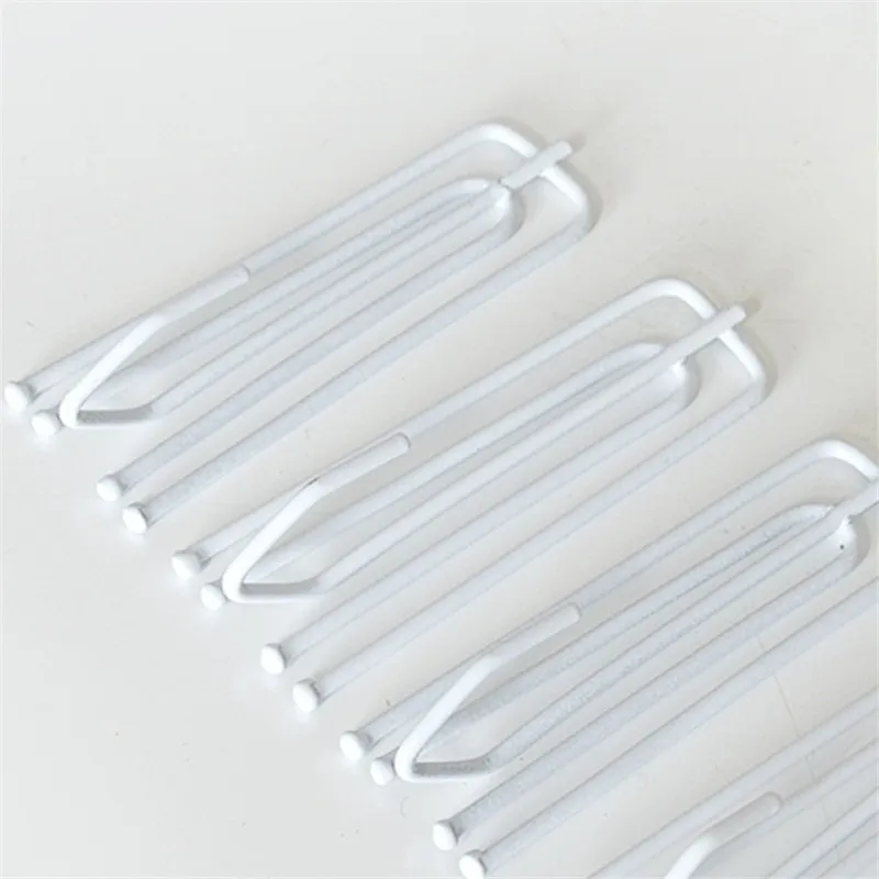 30pc Spray painting white 30pcs Curtain hooks four fork hook curtain