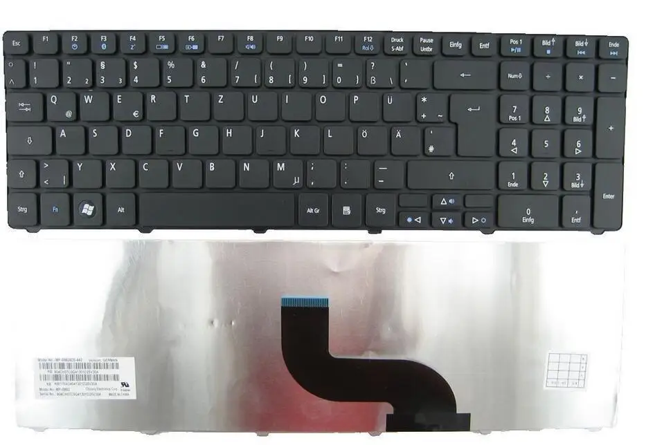 Laptop Glossy Keyboard for Acer TravelMate 5335 5740 5740G 5740Z 7740 7740G 7740Z 7740ZG 8531 8571 8571G 8571T German GR Black Laptop Glossy Keyboard for Acer TravelMate 5335 5740 5740G 5740Z 7740 7740G 7740Z 7740ZG 8531 8571 8571G 8571T German GR Black