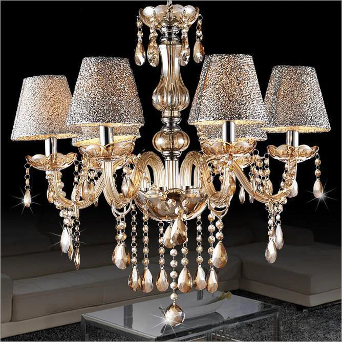European Le Luxury Crystal Ceiling Lighting With Candle Bulb Ceiling Lighting With Candle Bulb