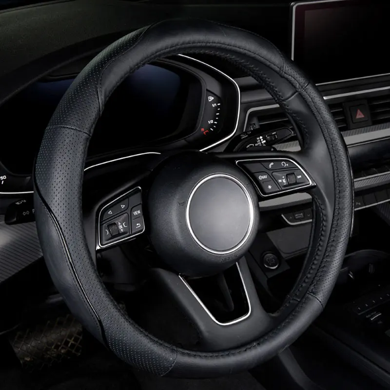 Чехол рулевого колеса автомобиля из натуральной кожи протектор для nissan almera classic
