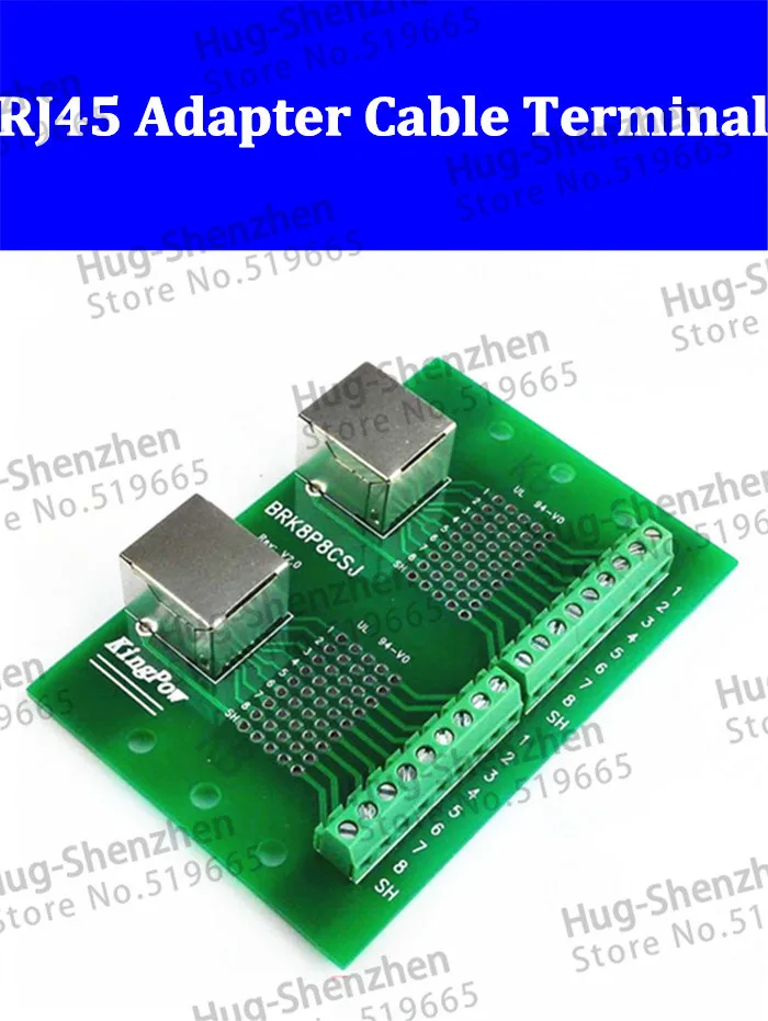 BRK8P8CSJ двухпортовый вход транзитный адаптер RJ45 коммутационная плата терминалы