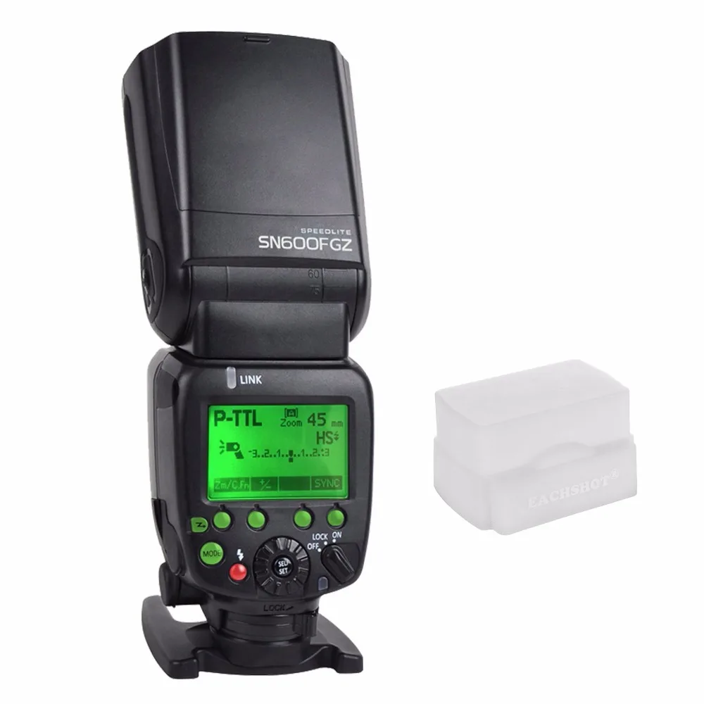 Фотовспышка Shanny SN600FGZ P TTL GN60 1/8000S HSS для Pentax K10D K100D K200D K20D K 7 x r|Фотовспышки| |