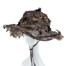 XDOMI джунгли шапка для снайпера 3D камуфляжные шапки военные тактические кепки Дерево лист камуфляж шляпа Снайпер Охота рыболовные кепки Кепка лучника