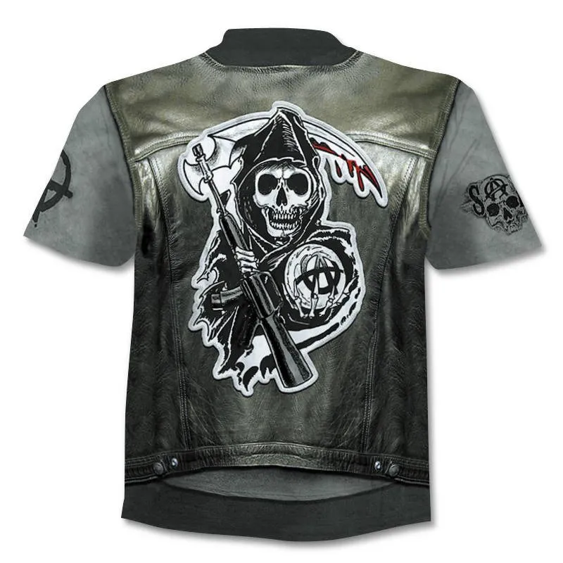 HTB1rjWUBxjaK1RjSZKzq6xVwXXag - Skull Print Design T-Shirt