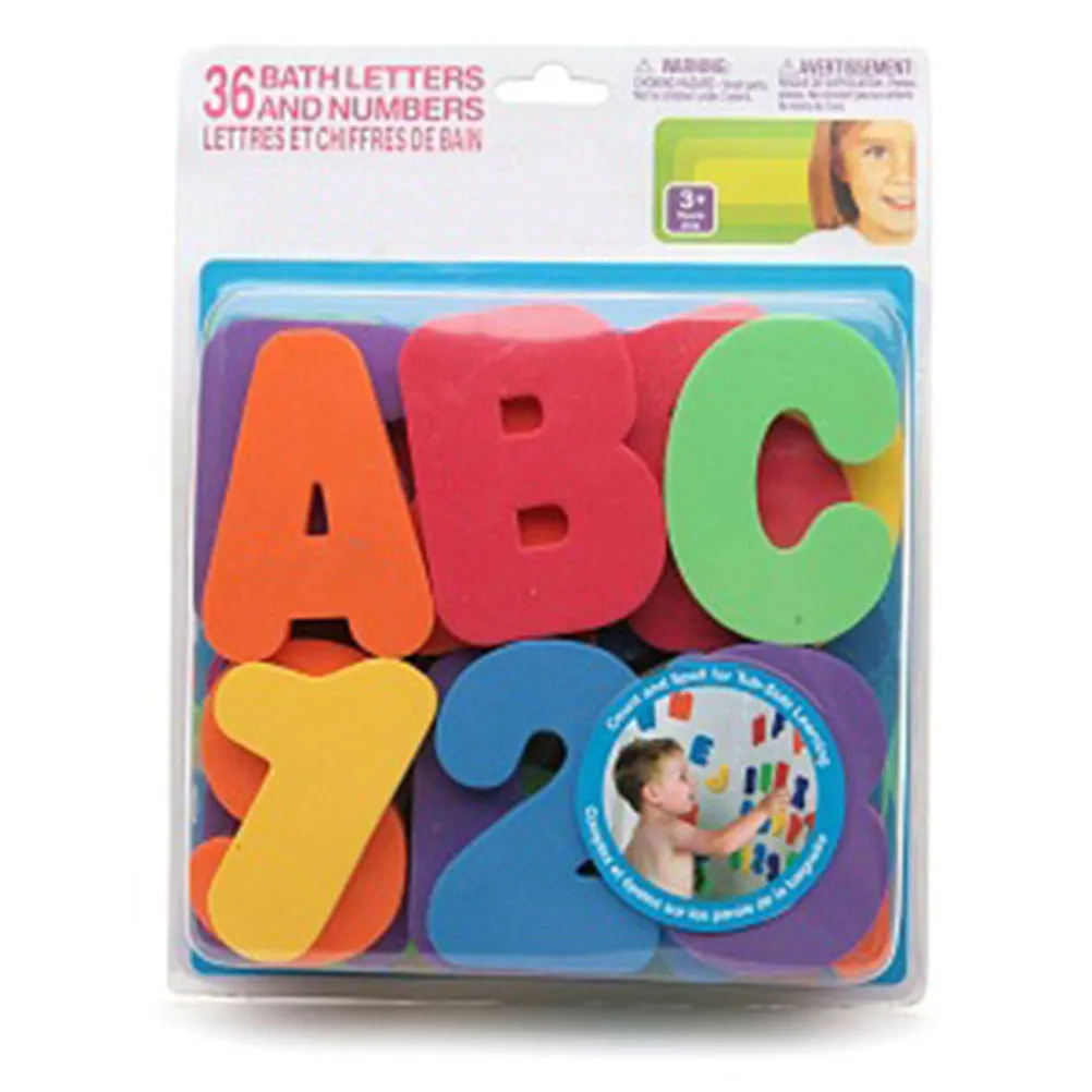 36 шт./компл. буквенно-цифровые буквы Ванна головоломка EVA дети детские игрушки новые Ранние развивающие детские ванны забавные игрушки для детей подарок