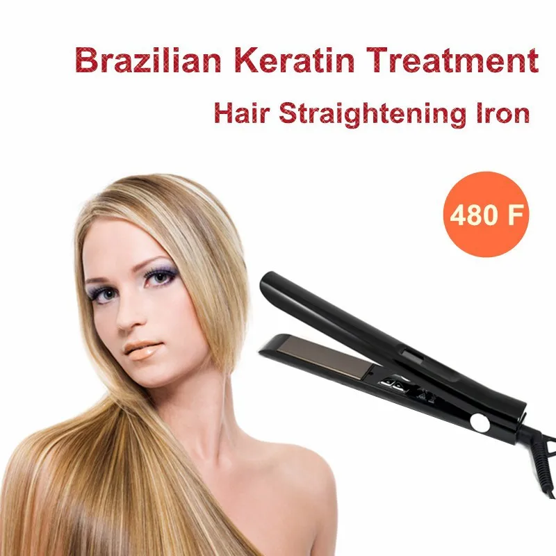Профессиональный выпрямитель волос MCH бразильский Кератиновый лечебный утюжок для выпрямления волос 480F быстрый нагрев Высокая Температура стиль, чтобы