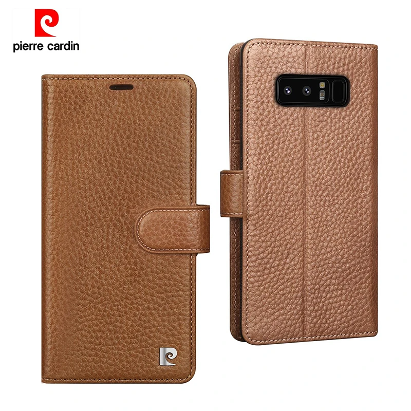 Pierre Cardin Flip Genuine Leather Phone Case For