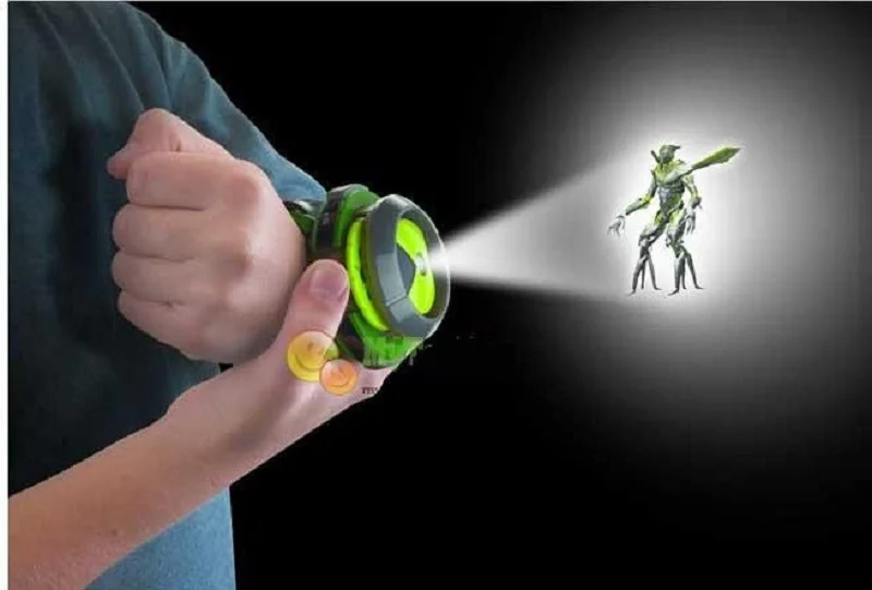 Лидер продаж Бен 10 Omnitrix смотреть Стиль Дети проектор часы Япония натуральная