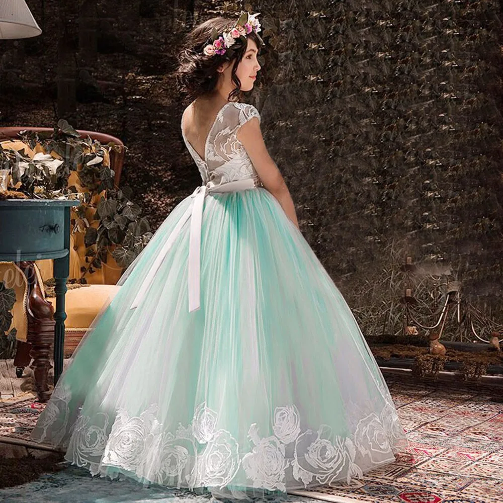 TELOTUNY/нарядное платье принцессы для маленьких девочек; детское кружевное платье принцессы с бантом и кристаллами для девочек; торжественное платье-пачка на свадьбу; одежда; jxm Z1011