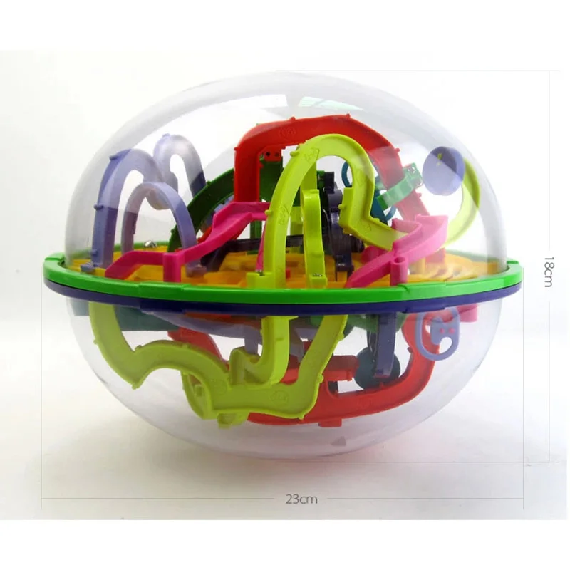 3D 299 барьеров лабиринт с шаром Perplexus шар пазлы, настольная игра волшебный Интеллектуальный лабиринт мяч разведки образования для детей