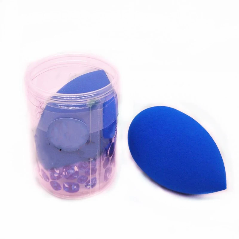 

Lufusean BB-series Makeup Sponge Ultra Soft Non-latex Cosmestic Puff 2019 New Diamond Blue Color DIY Travel Set Blender Tool