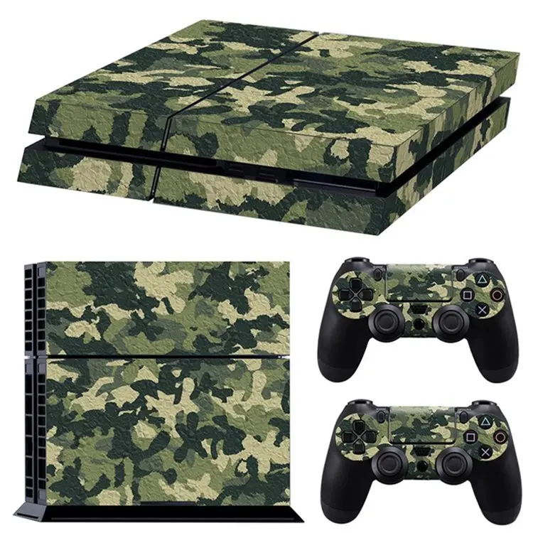 Классический PS4 кожи камуфляж виниловая Обложка Наклейка PS4 кожи Стикеры для sony Play Station 4 консоли и 2 контроллера Стикеры - Цвет: color 1