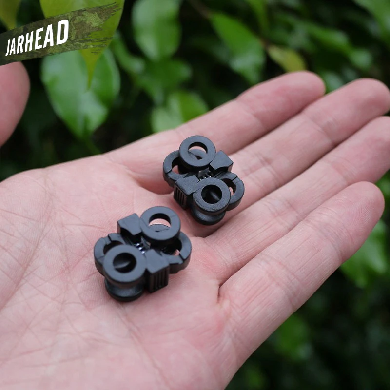 

EDC Camping Umbrella Rope Adjustment Buckle Tactical Outdoor Hiking Boots Shoes Shoelace Tightening Non-Slip Buckle Clip