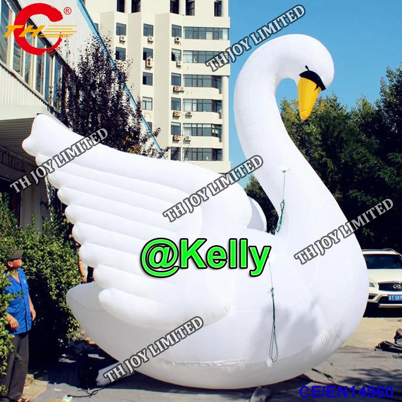 free air shipping advertising giant inflatable swan goose for sale, big
