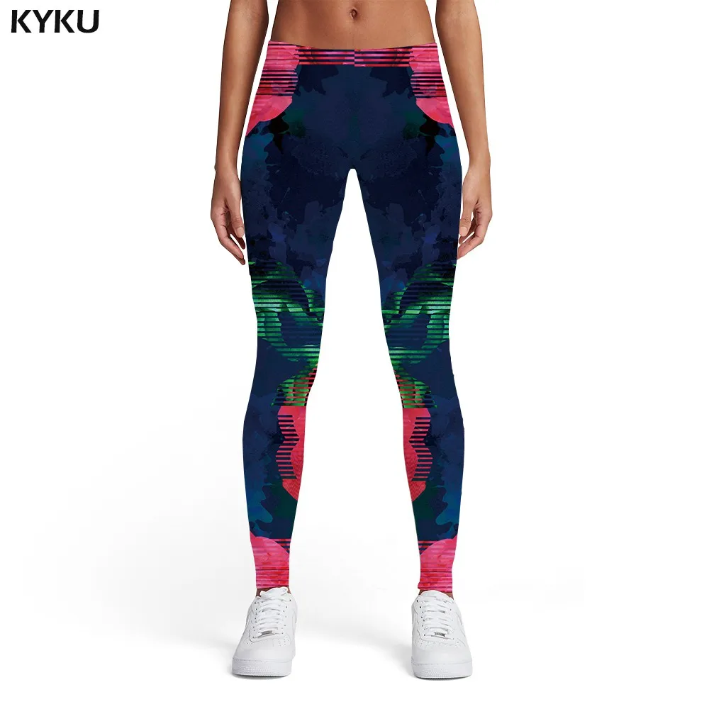 thermal leggings KYKU Galaxy Leggings Women Space Ladies Nebula Spandex Colorful Elastic Gothic Sexy Womens Leggings Pants Casual Slim Skinny lularoe leggings Leggings