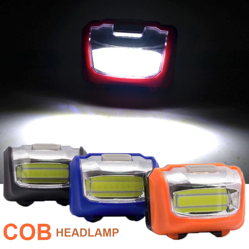 

Cheap Led Headlamp COB Fishing Head Lamp Head Torch Flashlight Forehead Frontal Led Headlight 3 Modes Outdoor Camping Lighting