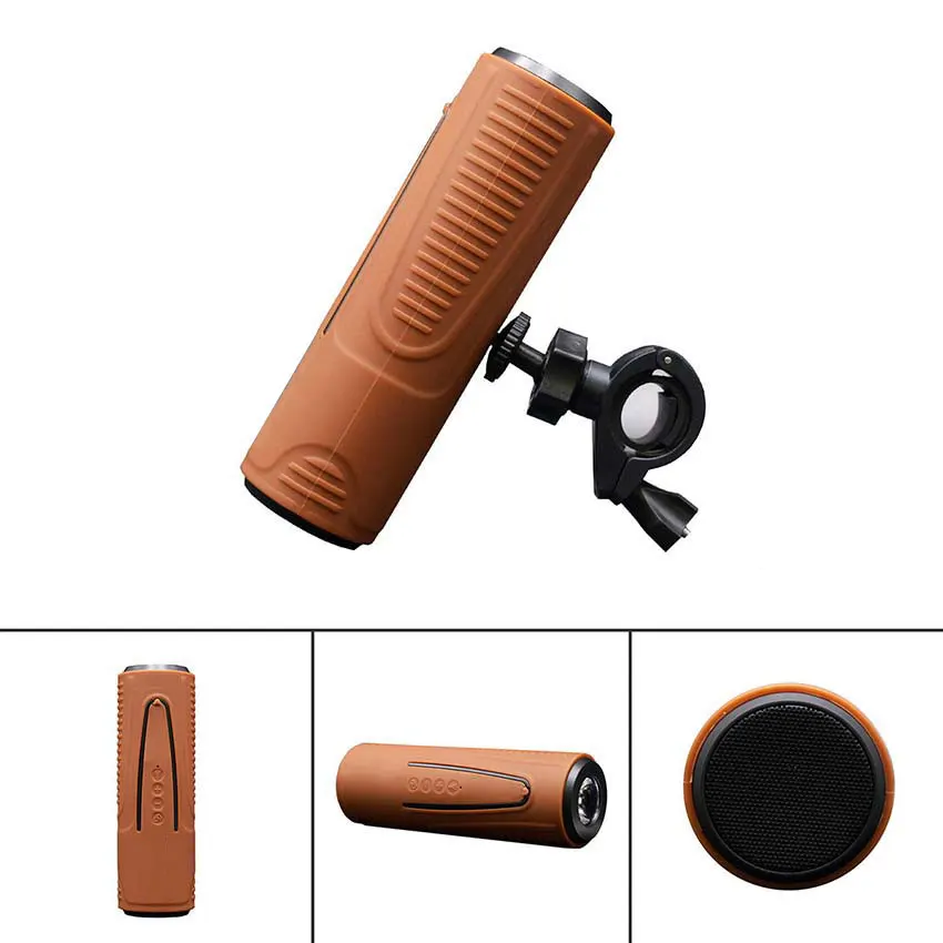 Bluetooth Speaker P3 Outdoor Bicycle Portable Subwoofer Bass Wireless Speakers Power Bank With LED Flashlight Bike Mount  (2)