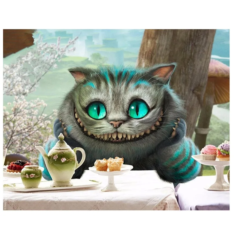 

New Diamond Paintings Cats 5D Cross Stitch Decor Rhinestone Square Full Mosaic Paintings Home Decor Diamond Embroidery Animals