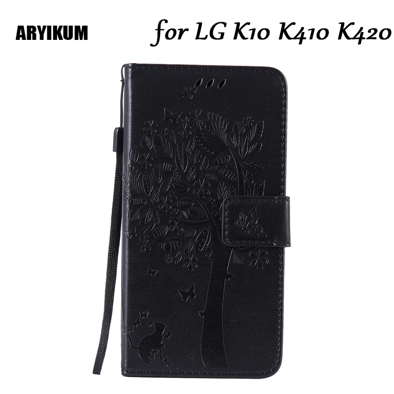 Чехол для телефона ARYIKUM Cat LGK10 LG K10 K 10 чехол Capinha K410 K420 K420N K430DS Дерево жизни магнит