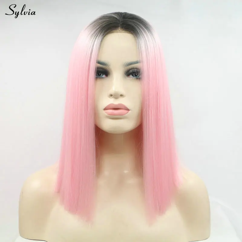 bob haircut pink