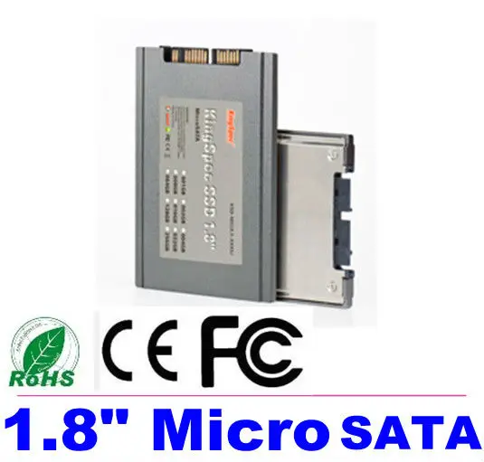 L Kingspec 1.8" Inch Micro SATA III SATA II SSD Solid State Drive Disk