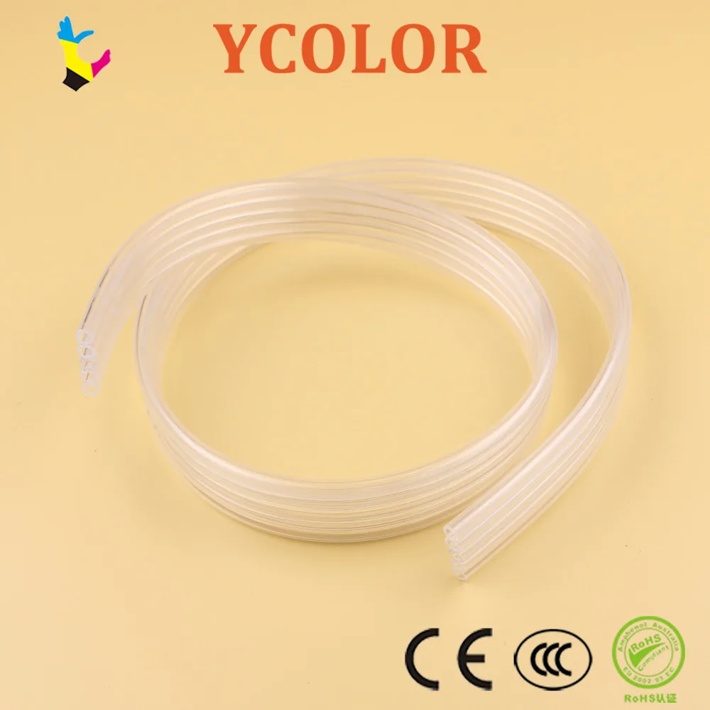 

Anti-solvent 5 lines ink tube/ink pipe soft for solvent printers 5 lines 50 meters ink tube 6mmx4mm