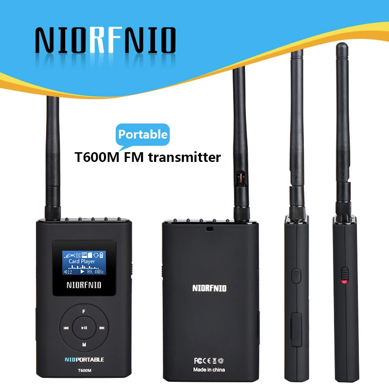 Free Shipping NIO T600M 0.6W Portable Mini Power FM Radio Broadcasting