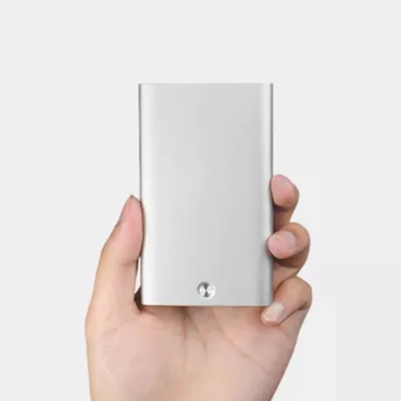 Портативный Xiaomi mi бизнес Xio mi Card Xioa mi чехол для ID карты Xao mi держатель алюминиевый корпус 3 цвета серебристый золотой Темный