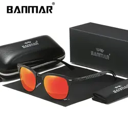BANMAR мужские солнцезащитные очки из алюминия и магния поляризованные мужские солнцезащитные очки для вождения дорожные очки Gafas Oculos De Sol