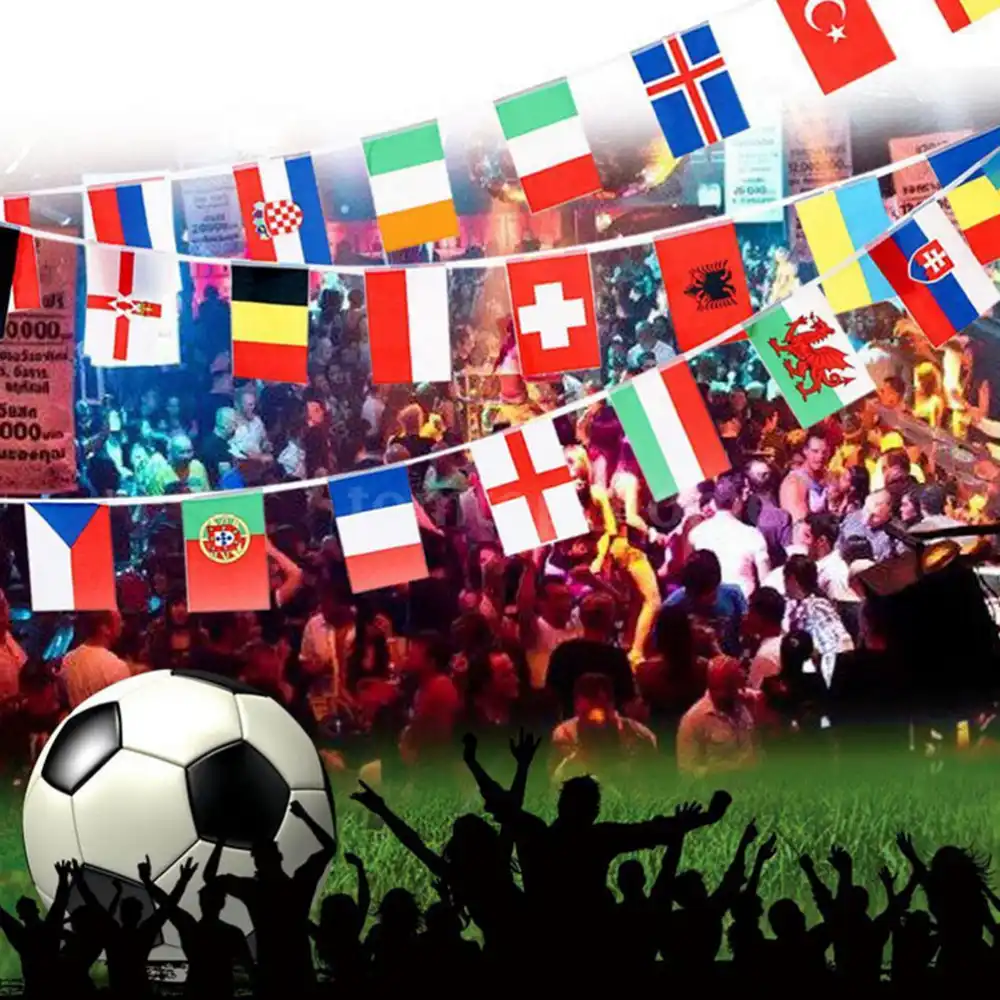 25m Different Countries String Flag International World Banner