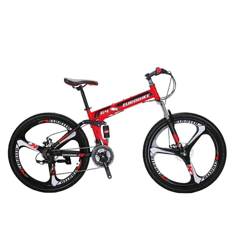  EUROBIKE 26 INCH 21 SPEED Folding bicycle SUSPENSION WITH SUSPENSION FORK Cycle FOLDING BIKE