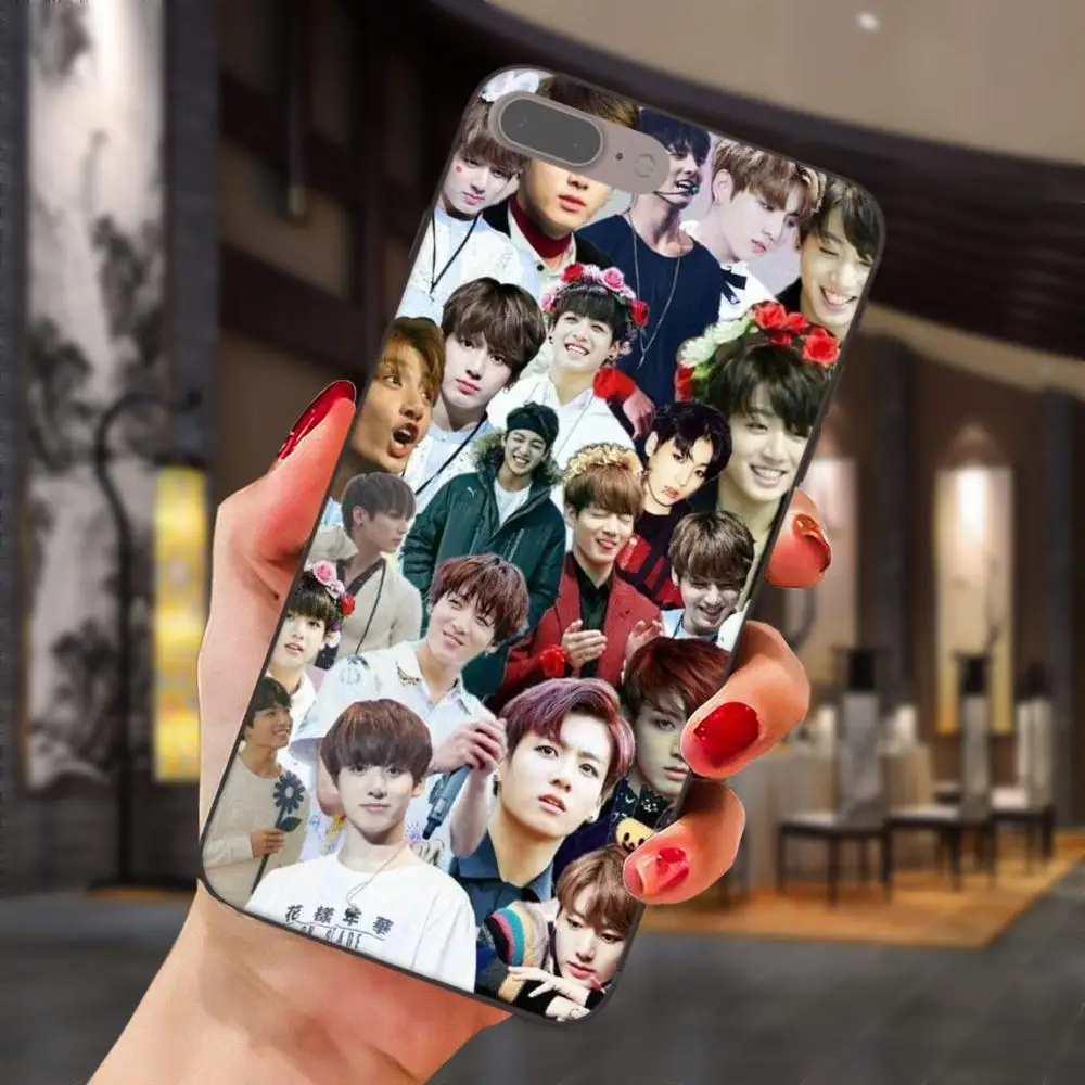 Jungkook Мягкий ТПУ защитный чехол для Apple iPhone 4 4S 5 5S SE 6 6S 7 8 Plus X XS Max XR|Чехлы-накладки| |