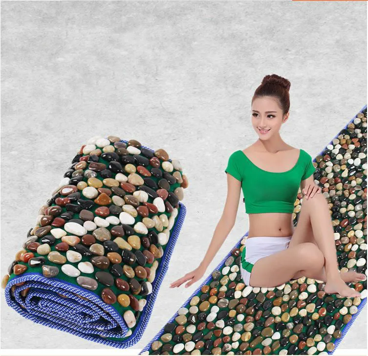 Natural foot foot massager bai maji stone pebbles gravel road walking foot massage cushion mat carpet Refers to the platen Natural foot foot massager bai maji stone pebbles gravel road walking foot massage cushion mat carpet Refers to the platen