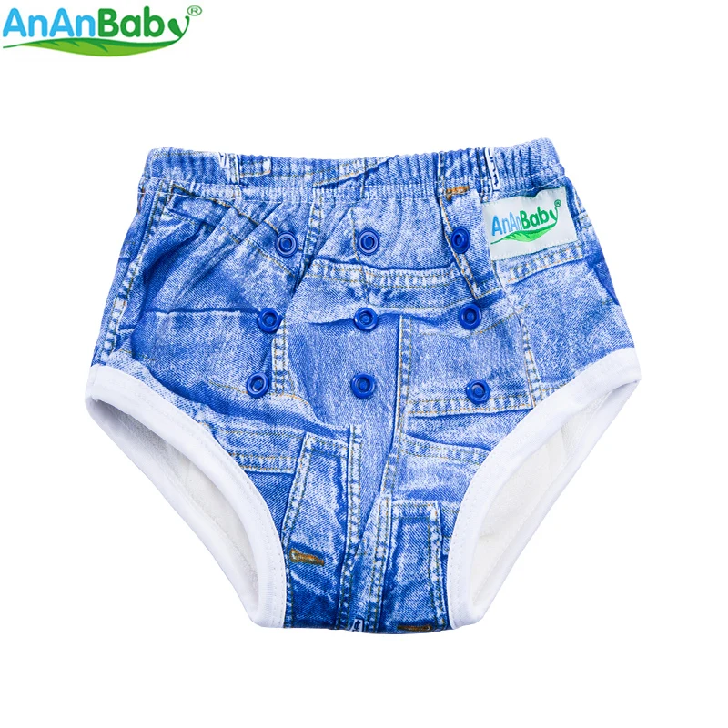 2016 New Waterproof Washable Baby Training Pants Trainers Bamboo Potty Baby Pants 1pcs PUL