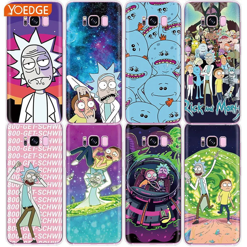 

Rick And Morty Cover For Samsung Galaxy A3 A5 A7 2015 2016 2017 A6 A8 Plus A9 2018 Star Note 3 4 5 7 8 9 For Samsung Note 9 Case