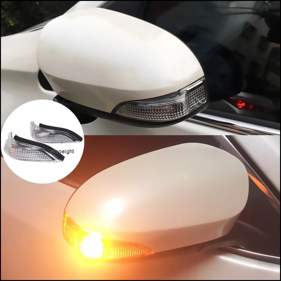 81730-02140 Car Stable 1 Pair RightLeft Side Mirror Indicator Turn Signal Light For Toyota Camry Avalon Corolla RAV4 Prius C (5)