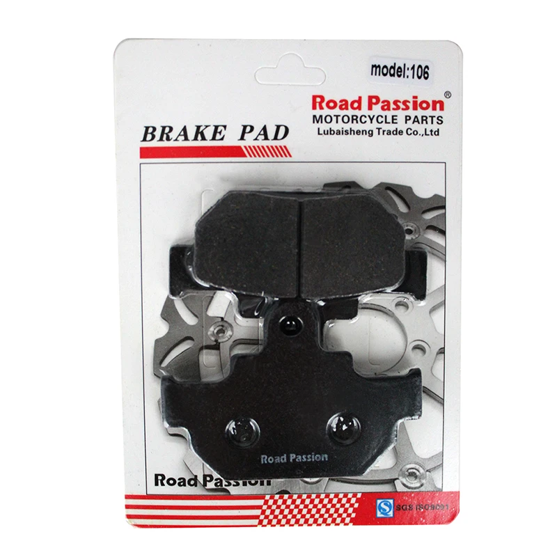 Road Passion Motorcycle Front Brake Pads For SUZUKI TU 250 Volty 1992-1997 TU250 TU250X TU250L TU250K9 X/K9/L 2009-2013