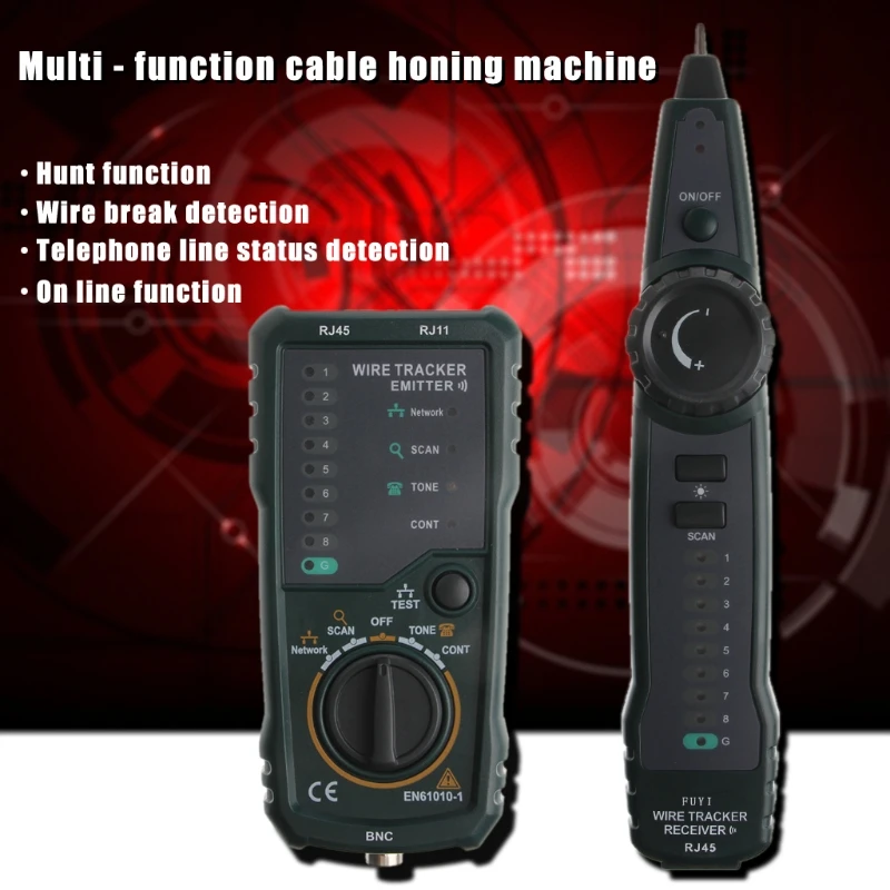 

Cable Tracker Multifunction Wire Tester for Network Telephone Line Testing Tools