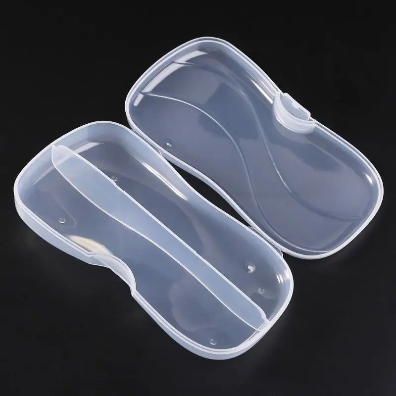 Portable Transparent Plastic Tableware Case Spoon Fork Storage Box Cutlery Organizer Travel Portable Transparent Plastic Tableware Case Spoon Fork Storage Box Cutlery Organizer Travel