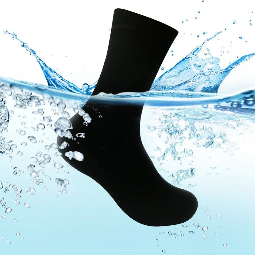 Носки для велосипедистов унисекс WATERFLY водонепроницаемые дезодорирующие теплые