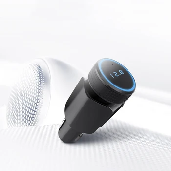 

Vehicle Smart Charger Vehicle Mounted T18 Car Bluetooth Receiver Car MP3 Player FM Transmitter TF Card AUX Music Voltage Monitor