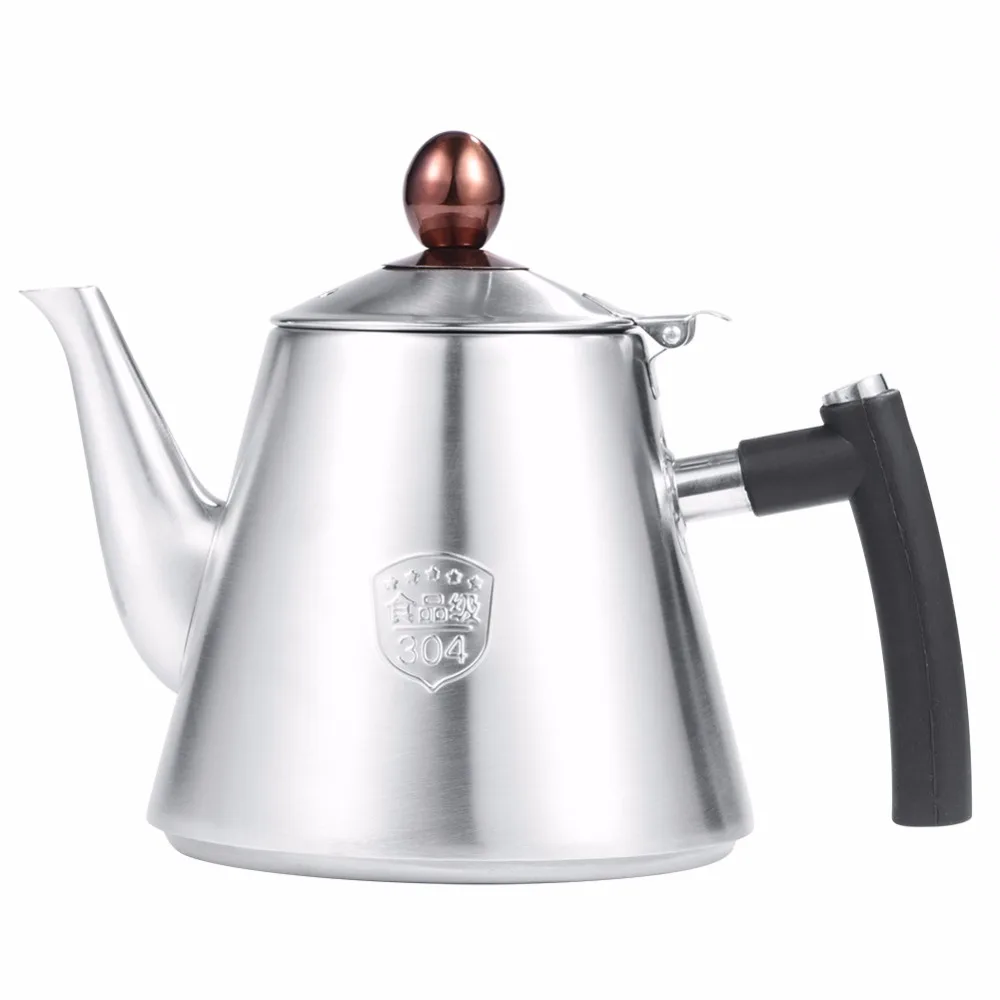 1200ML Durable Teapot Coffee Tea Kettles Sliver Cold Water Pot Kettle