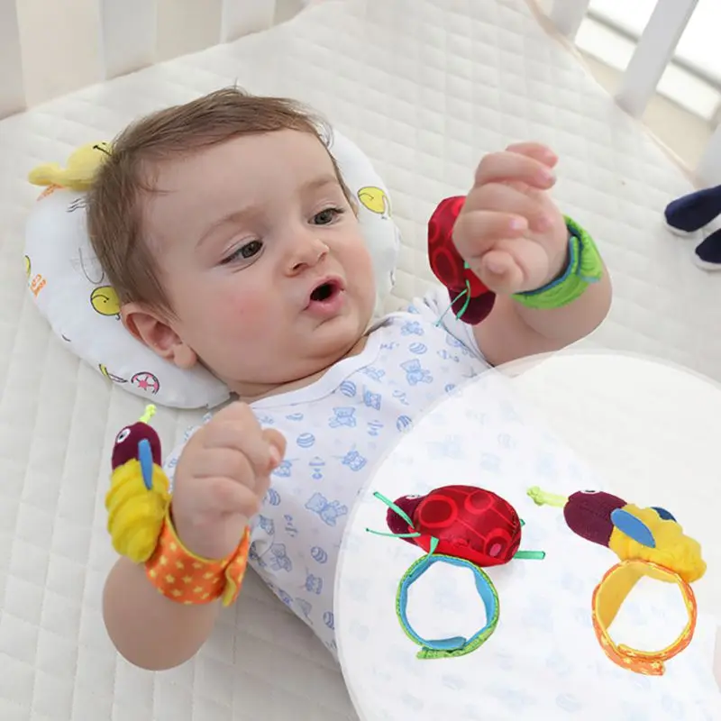 

Infant Baby Kids Rattle toys Wristband Rattle 0~24 Months