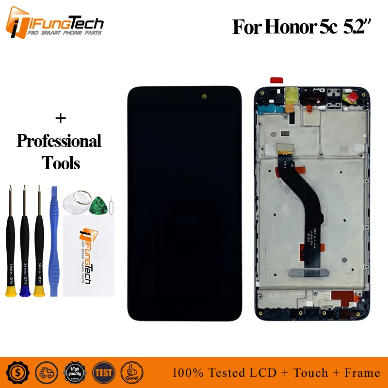 

AAA LCD for Huawei Honor 5C LCD 7Lite 7 Lite Display Touch Screen Digitizer For Huawei Honor 5C LCD With Frame NEM-L21 NEM-L51