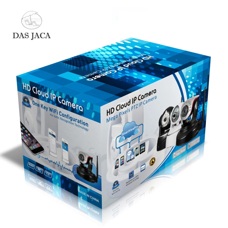 Das Jaca 1 0 мега PTZ IP камера 720P HD WIFI инфракрасная Ночная безопасности P2P детский