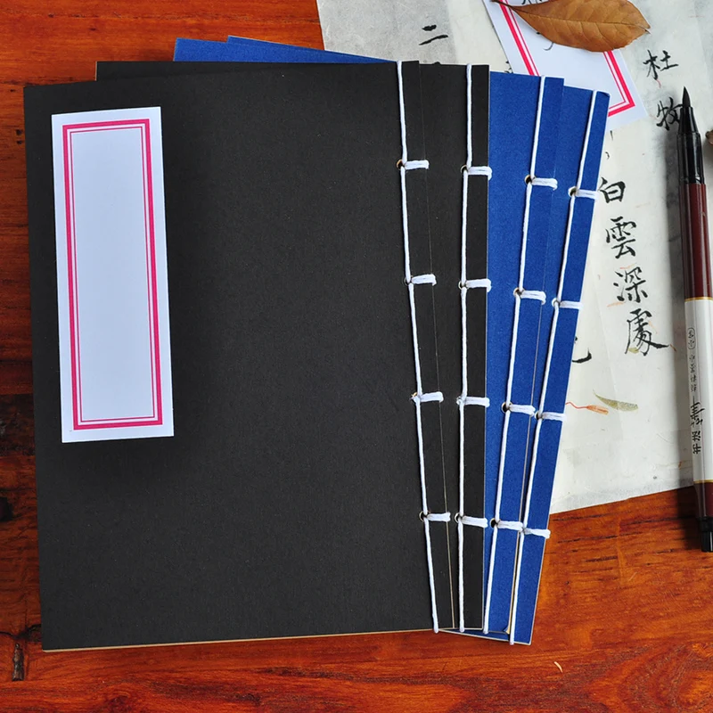3PCS Creative Antique Blank Vertical Lattice Thickening Notebook Line With Lower Case Notebook Notepad Diary 3PCS Creative Antique Blank Vertical Lattice Thickening Notebook Line With Lower Case Notebook Notepad Diary
